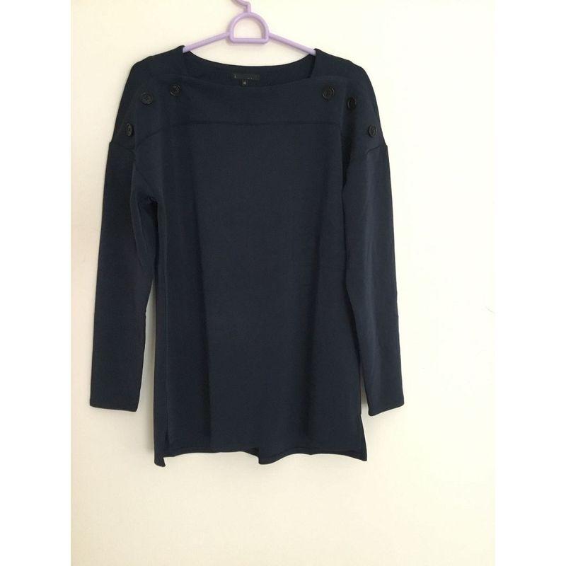 

Modal Knitting Chubby Girl Navy Blue Elegant Pullover Navy blue 2XL