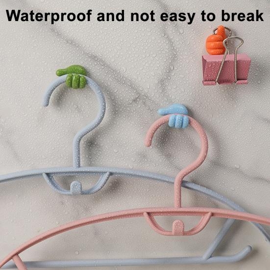 20/30/50Pcs Self Adhesive Cable Clips Key Holders Simple Installation Wide Application Thumbs-Up Hooks Wall Organizer