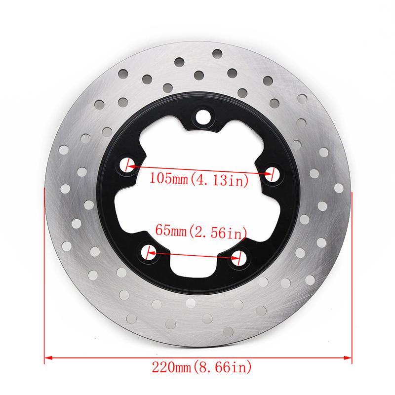 220mm 5mm Hinterrad Bremsscheibe Rotor Für Suzuki GSXR600 GSXR750 GSXR1000 GSXR1100 SV650 SV650S SV1000 SV1000S TL1000R TL1000S
