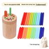Montessori Wooden Color Sorting Bin for Hand-Eye Coordination