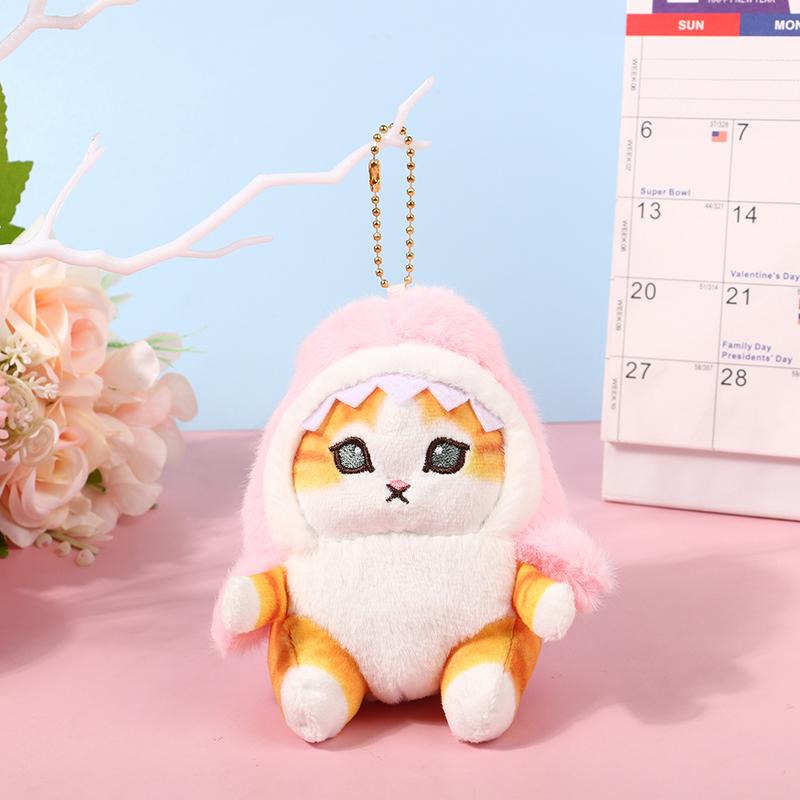 Niedliche Hai Katze Gebratene Katze Plüschpuppe Anhänger Puppe Schöne Zimmer Auto Tasche Dekoration Anhänger Eröffnung Feiertagsgeschenk