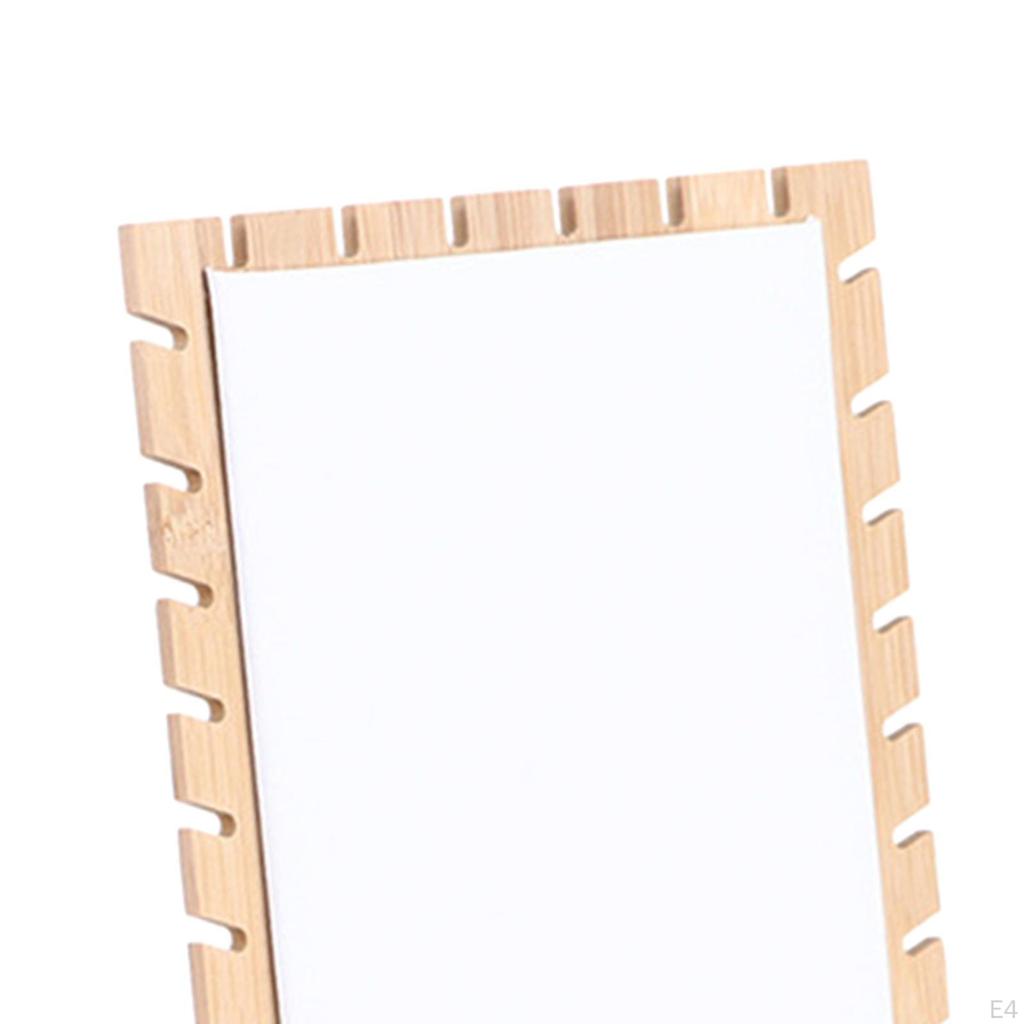 Jewelry Display Stand, Wooden Soft with Base Organizer for Necklace Bracelet Earring Case