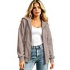 Women's Oversized Zip Up Hoodie Long Sleeve Casual Sweatshirt