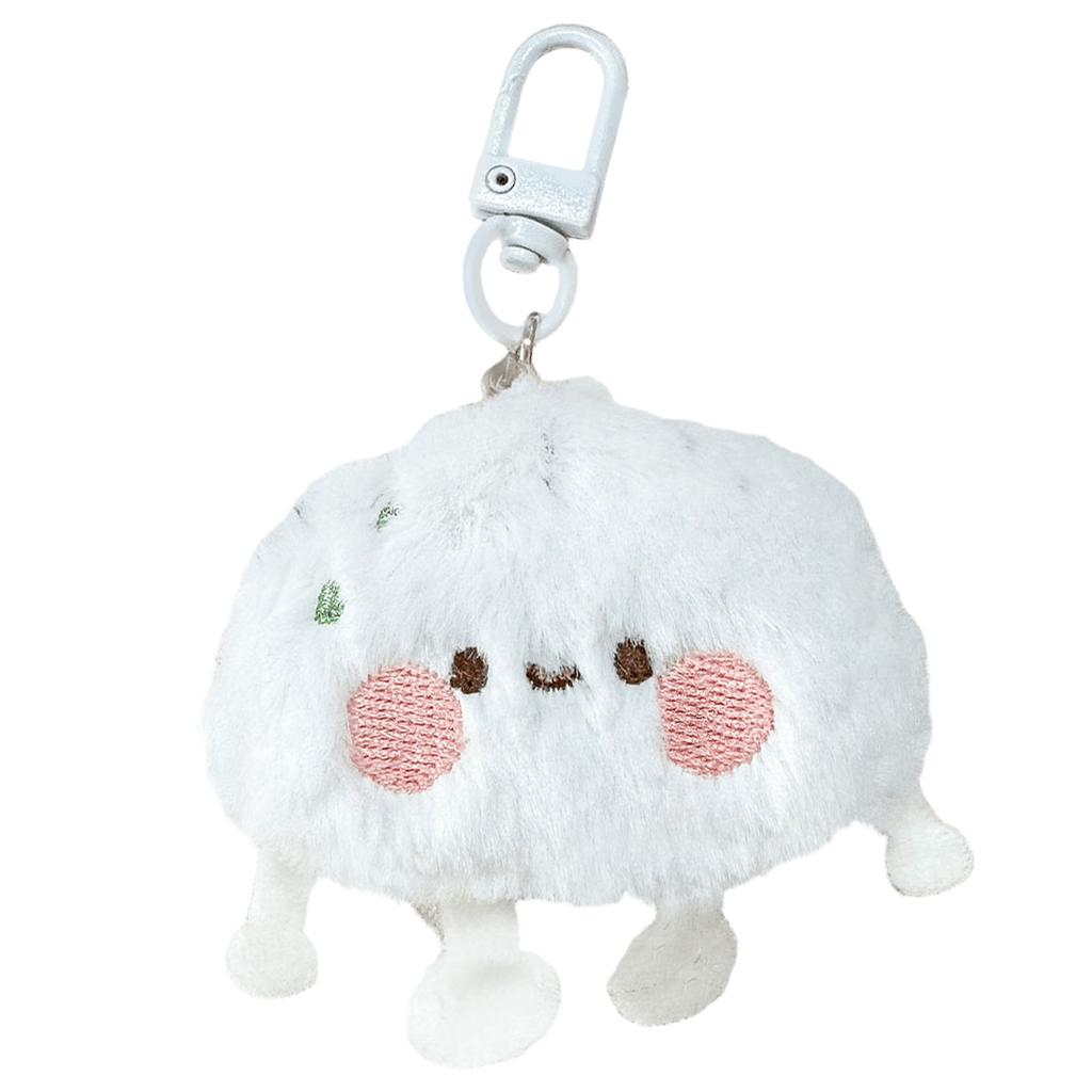 Steamed Stuffed Bun/Dumpling/Sushi Keychain Fashionable Bag Accessories Miniature Food Themed Toy for Kids and Teens