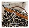 Chic Leopard Print Makeup Bag for Women, Large Capacity, Professional Storage, Aesthetic Travel Handbag
