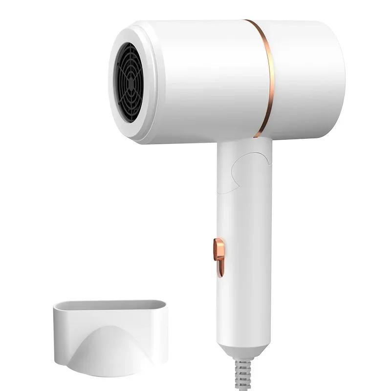 MIni Folding Hairdryer with Carrying Bag Hot Air Anion Hair Care for Home Travel Hair Dryer Dormitory Blow Drier 220V