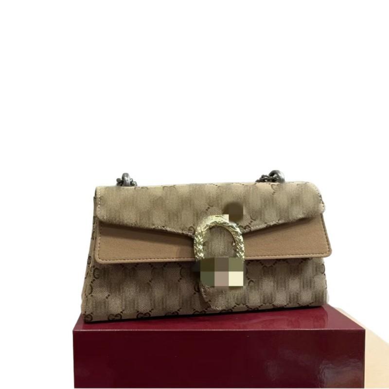 Classic Dionysus Style Shoulder Bag Retro Elegant Leather Handbag Crossbody
