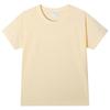 Custom Pure Cotton Short Sleeve T-shirt for Men, Women & Children - Solid Color Parent-Child Family Wear