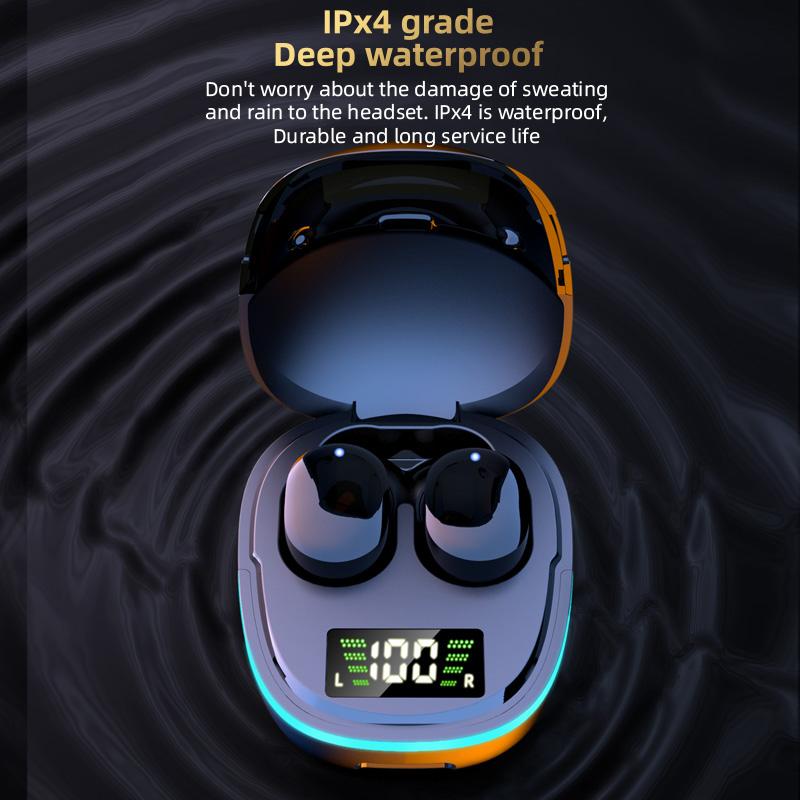 TWS G9S Bluetooth-Kopfhörer Kabellose Kopfhörer HiFi-Headset Wasserdicht Geräuschunterdrückung Sport-Ohrhörer Mit Mikrofon Für Smartphones