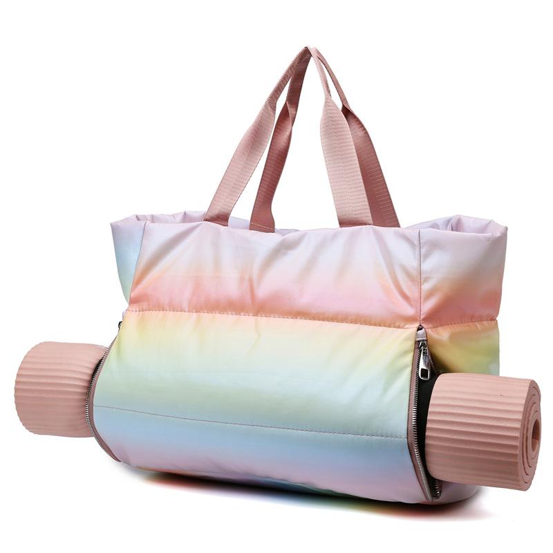 Fitness bag dry and wet separation yoga training sports swimming bag large capacity shoulder travel storage luggage