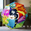 Yellow Dog Adventure In Space Umbrella Folding Umbrella, Automatic Umbrella 8-Frame for Travel, Camping Use Gift for Halloween Christmas