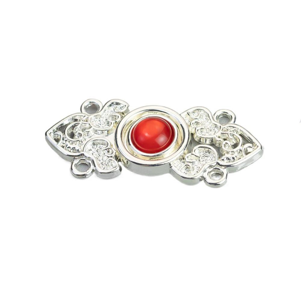 10PCS Chinese Style Metal Buttons Delicate Retractable Button Hanfu Decorative Buckle Reduce Waist