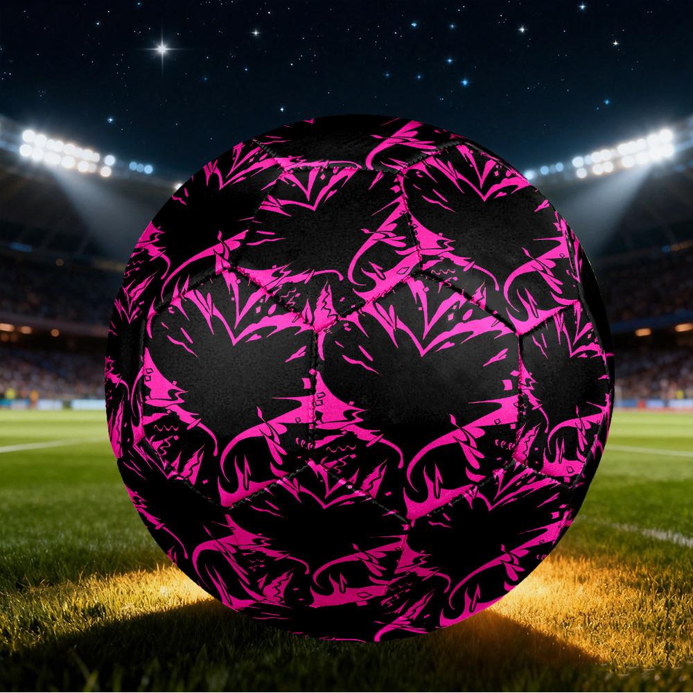 1pc Abstract Fusion Size 5 Soccer Ball Professional Match Training Football Indoor &Outdoor Sports Ball Lightweight Durable C6599