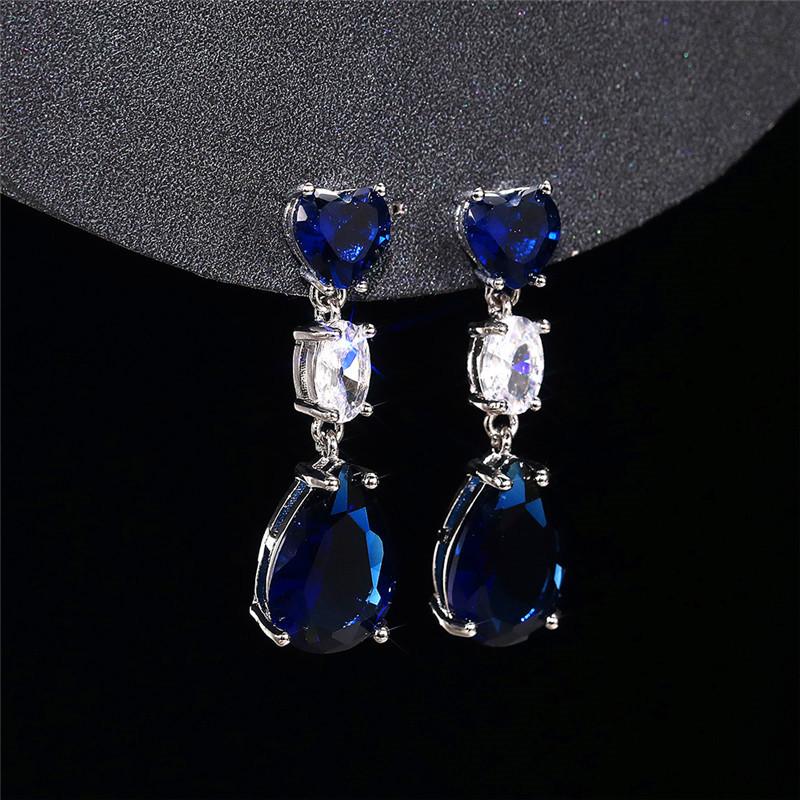 BELLA BOX Einfache elegante Tropfenohrringe für Frauen, Hochzeit, Liebe, Accessoires, ästhetische Dame, baumelnde Ohrringe, ausgefallenes Geschenk, Modeschmuck