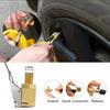 6/1pcs Tire Pump Nozzle Car Iatable Quick Connector Air Pump Thread Nozzle Car Tire Inflator Compressor Deflated Valve Adapter