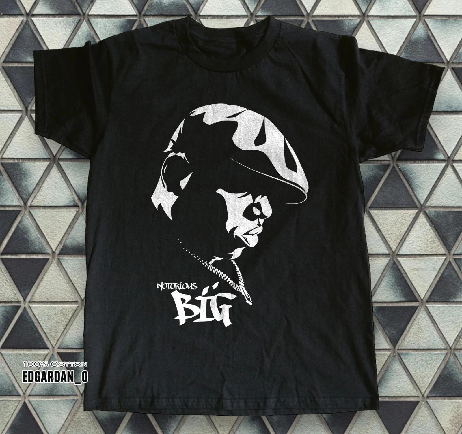 Notorious B I G Biggie Smalls Rap Brooklyn NY Hip Hop T-shirt Size S-4XL HOT XXXXL