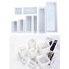 Square Round Rectangle Mould Geometric Decorative Ornament Decors Silicone Mold