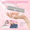 DianaBeauty Handheld UV Nail Lamp Portable Mini Nail Dryer with Rhinestone Manicure Lamp with Two Timer Settings Nail Tools