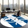 Sheffield Wednesday Fc (5) Round Office Rug Decorative Floor Rug for Office Bedroom Living Room and Home Space