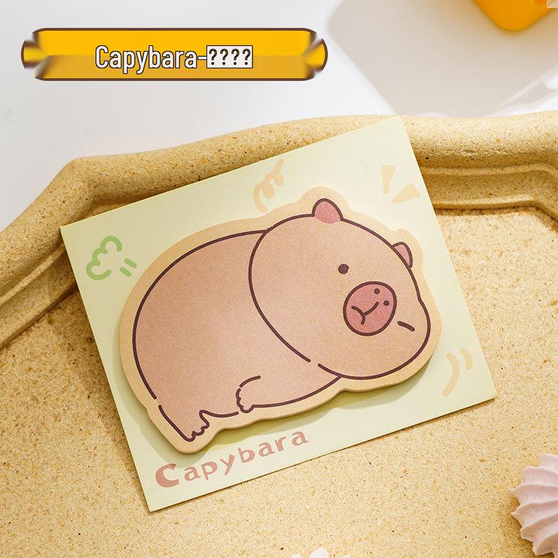 

Cartoon Animal Sticky Notes - Tearable, Adhesive Memo Paper, High-Value, Office Message Stickers