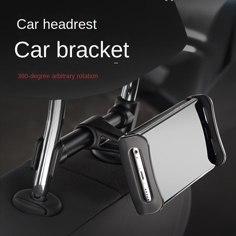 1pc Car Seat Backrest Phone Holder, Adjustable Rotating Phone and Tablet Holder for Car Rear Seat, Automotive Accessories