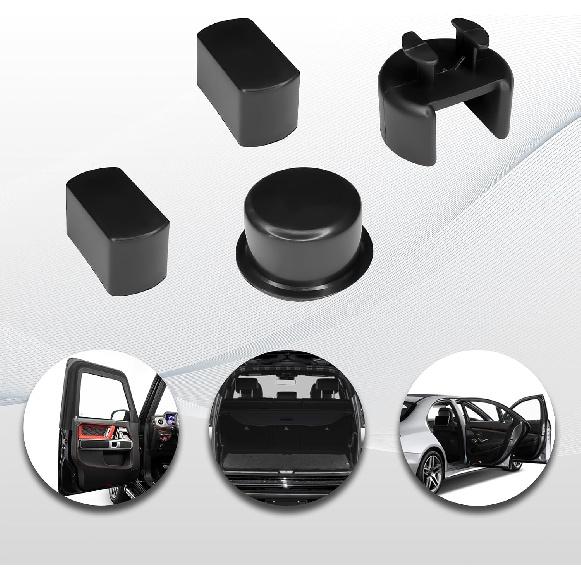 Hrificing 4PCS Car Tailgate Hinge Kit Tailgate Bushing Insert Kit, Tail Gate Latch Kit for Dodge Ram/Ford F-Series/Lincoln Models, Tailgate Hinge