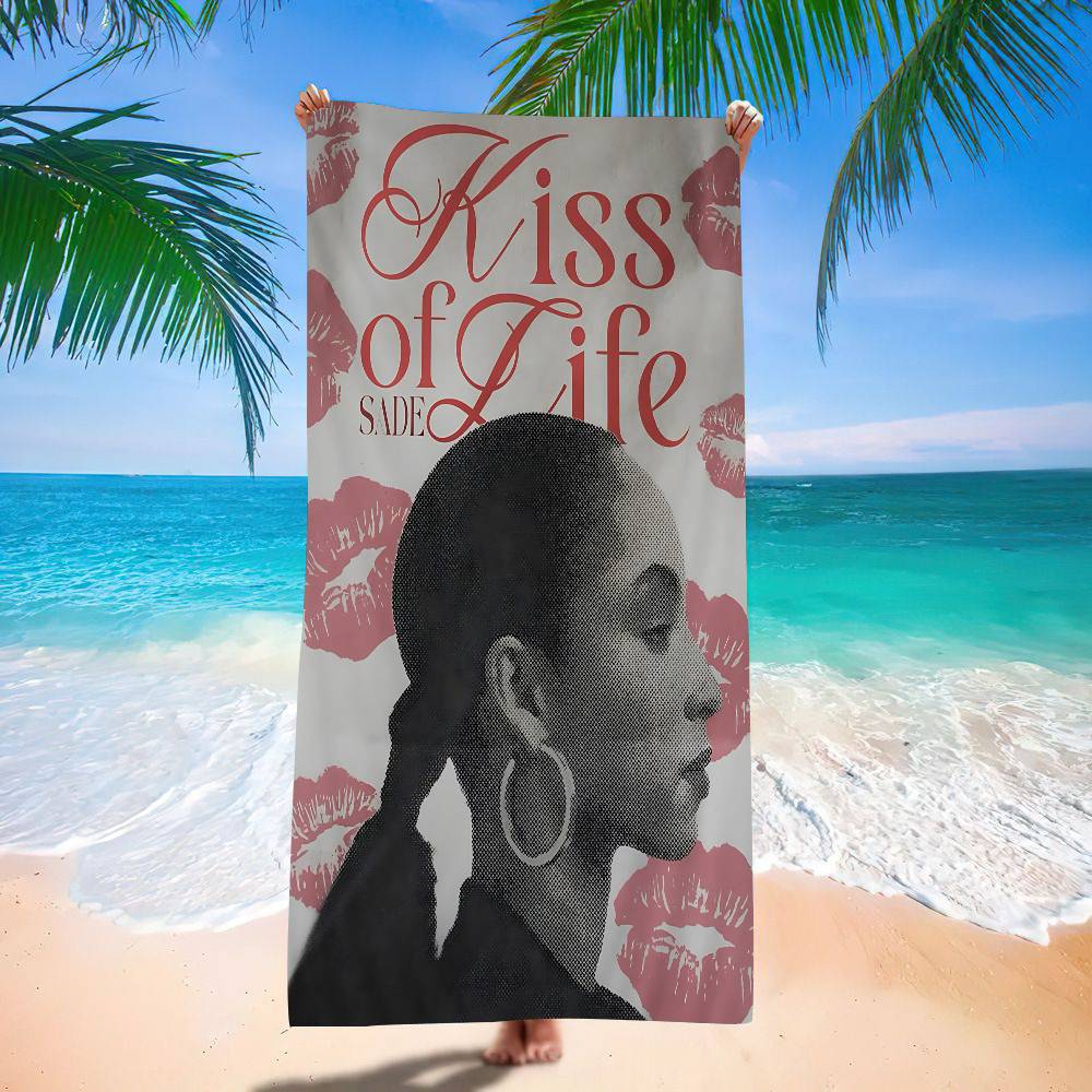 Popular Singer S-sade Microfiber Blanket Quick Drying Beach Towels Oversized Printing Super Absorbent Pool Towel Blanket