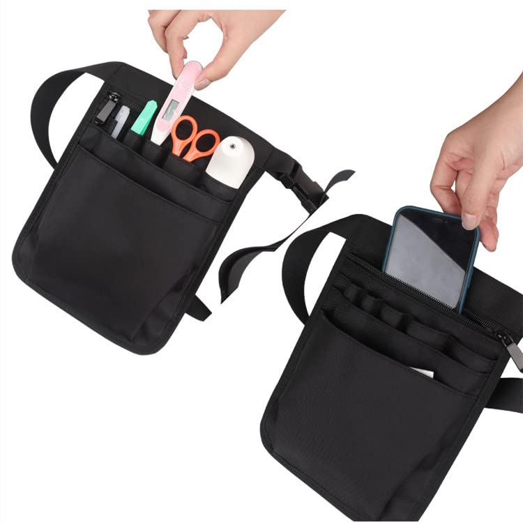 HYUNGJ Nurse Apron Waist Work Belt Pouch for Food and Farm Lightweight Pouch, Bag, Pouch, Pouch, Beauty, Nurses, Caregivers, Service, Hospitality,