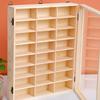 In-Stock Wall-Mounted Solid Wood Toy Rack: Multi-Grid Car Storage & Figurine Display