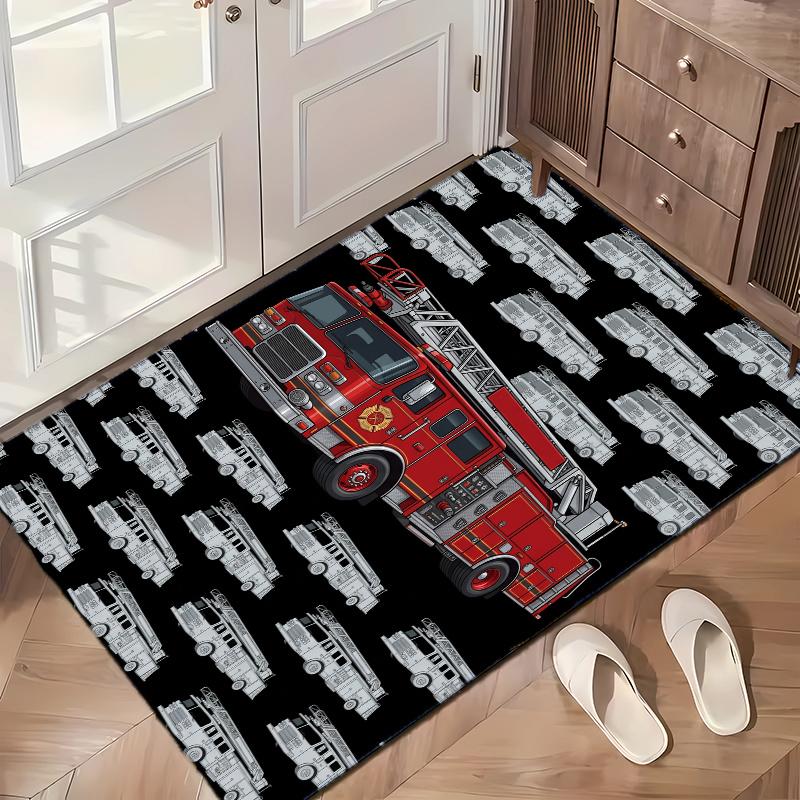 FireTruck (27) Office carpets suitable for living rooms bedrooms offices and kitchens a gift for modern home decor