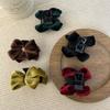 Red Velvet Bow Small Hair Claw High Ponytail Sweet Bow Hairpin Cute Bangs Side Clip Grip Headdress Barrettes Hair Accessories