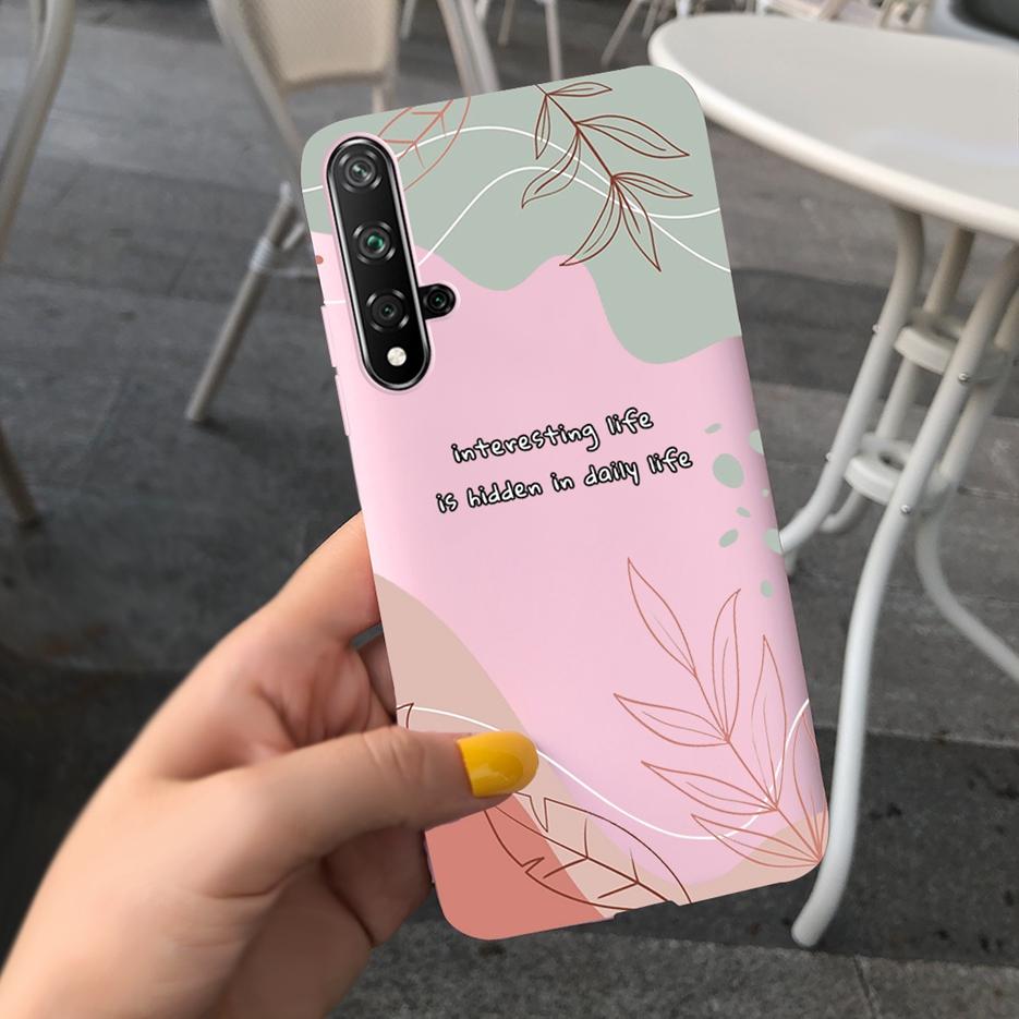 For Huawei Nova 5T Case Honor 20 Fashion Art Painted Cover Soft Slim Phone Case For Huawei Nova 5T 5 T Honor20 Back Cover Bumper