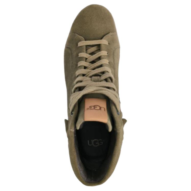 UGG Cali Leather Versatile Round Toe High Top Sneakers Men Sneakers Light-Green 1020137-ALP