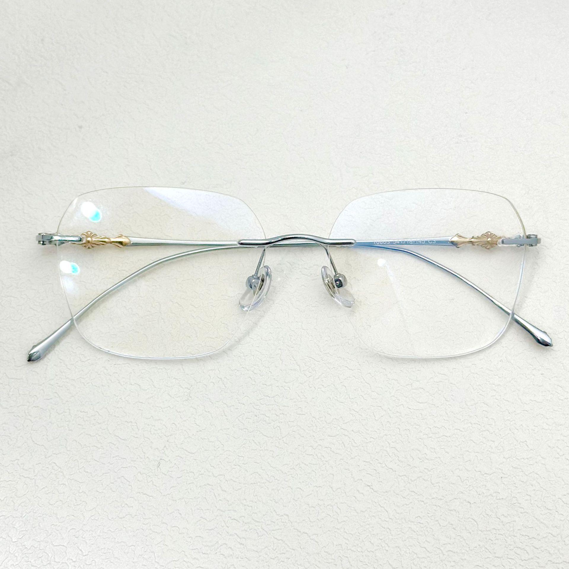 

Титановые оправы для очков Pure Desire: Очки без оправы с защитой от синего света для миопии и пресбиопии