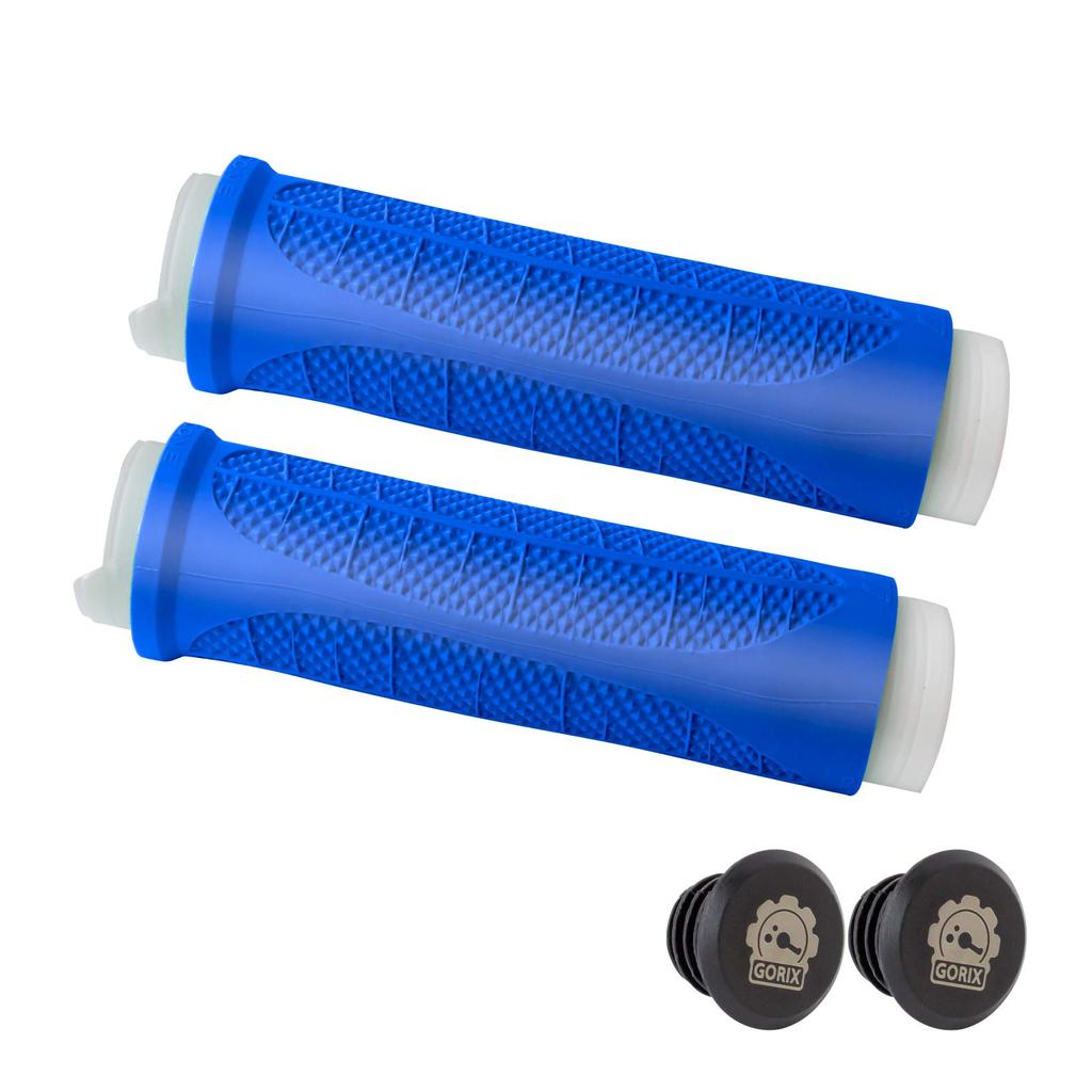 GORIX Bicycle Grip Silicone using Gottsu Easy grip fishing rod tool grip cycle grips (GX-DP91) [Grips Quick] replacement, grips, covers, (blue)