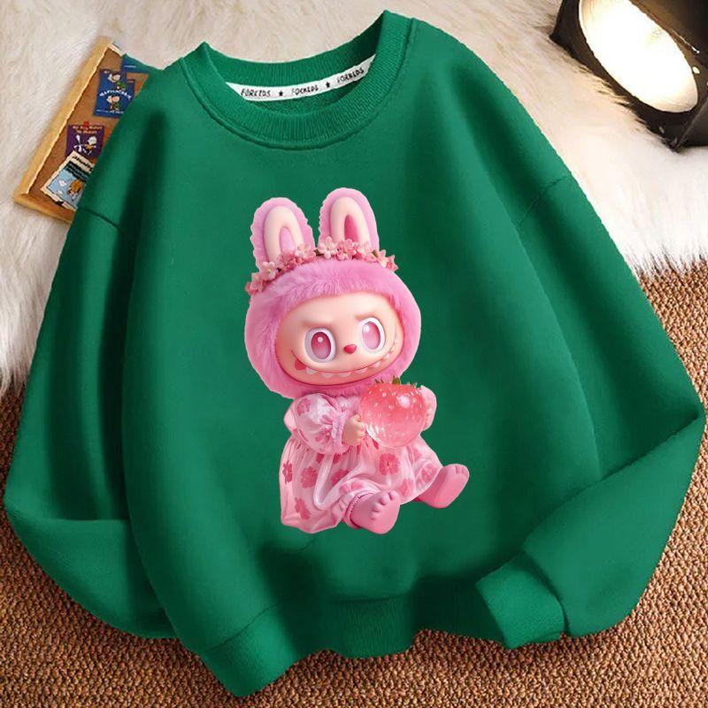 

Children s Fashionable Round-neck Hoodie, Spring and Autumn Boys and Girls Casual Long-sleeved Hoodie 160