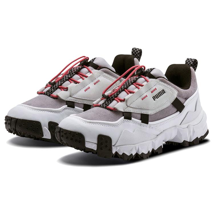 New PUMA Trailfox Overland Persian Gulf 'White Red Brown' 371475-06