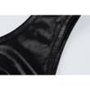 Women's  U Neck Slim Split Solid Color Halter Dresses
