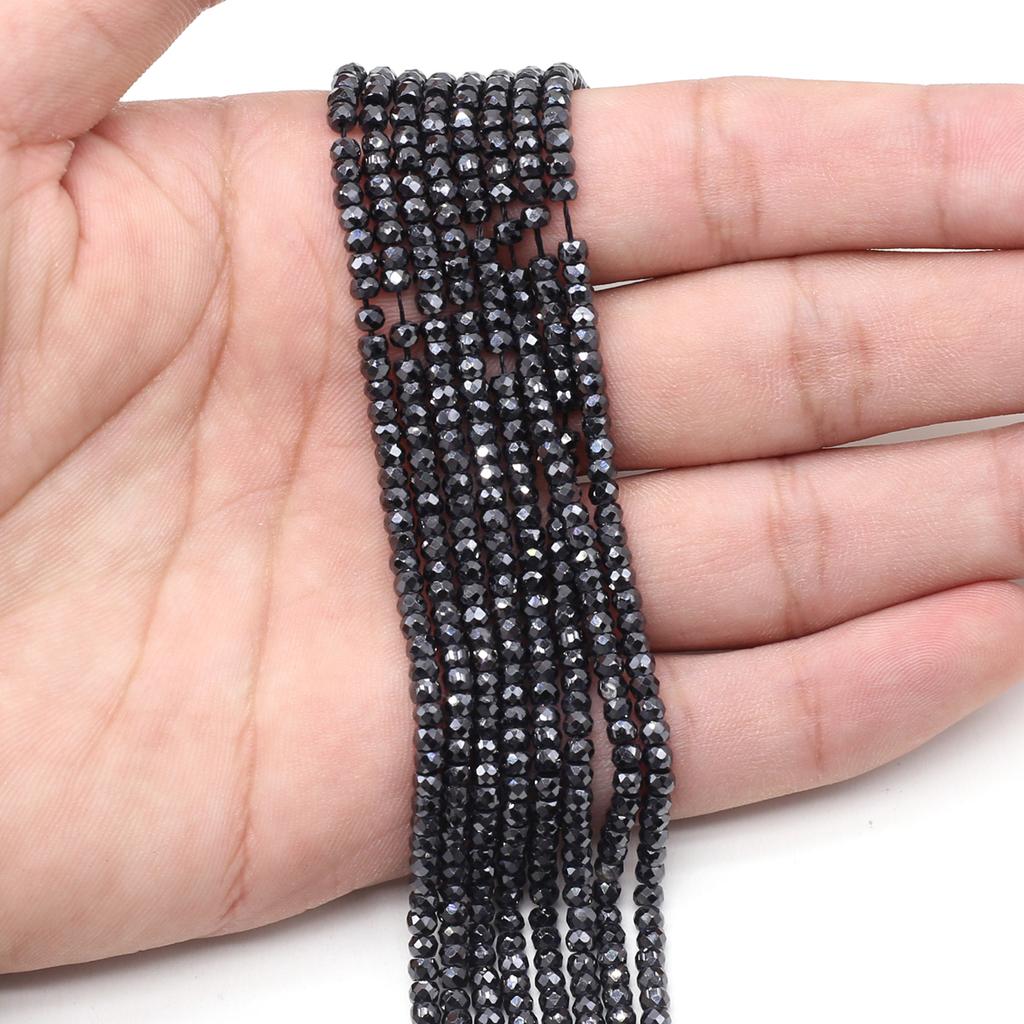 Natural Stone Beads Zircon Oval Faceted Beads Charms For Jewelry Making DIY Necklace Bracelet Earrings Accessory