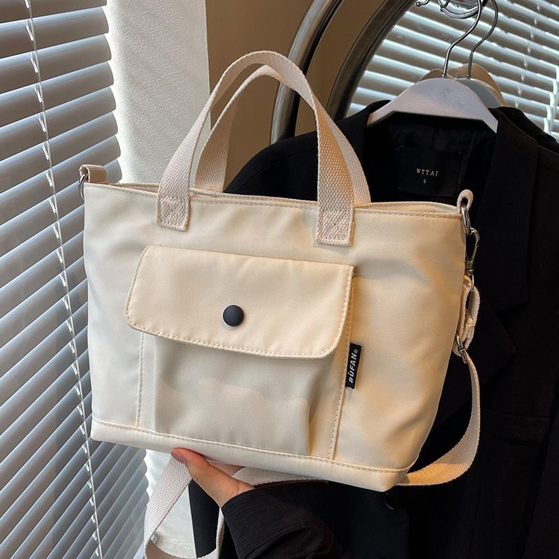 YiRan Shoe Industry Zomer Dames Tassen  Nieuwe Commuter Mobiele Telefoon Tassen  Kleine Schoudertassen  Patchwork Handtassen Schoudertassen beige
