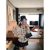Chic Women's One-Shoulder Star Print Long Sleeve Tee for Fall 2025 - Lightweight Sun Protection Cover-Up