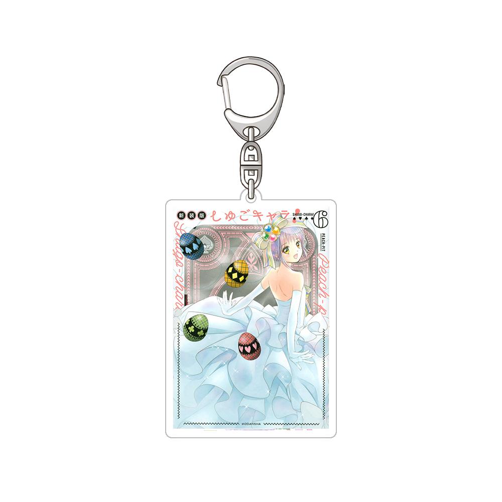 

Shugo Chara! Hinamori Amu Ran suu Dia Maggie Amulet Fortune Official Acrylic Keychain Bag pendant anime goods Fans Charm Gifts 6 cm