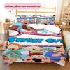 Family Guy Poster Pattern Bedding Home Decoration Birthday Gift ( 1 duvet cover + 2 pillowcase, without core),fan merchandise.