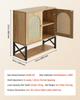 Bathroom Wall Cabinet, with 2 Doors and Adjustable Shelf, Over the Toilet Storage Medicine Cabinet Wall Mounted, Hanging Organizer with Shelves & Open
