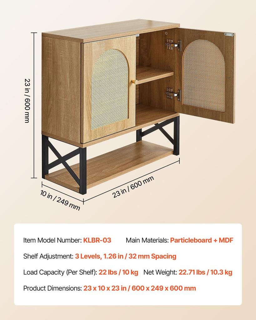 Bathroom Wall Cabinet, with 2 Doors and Adjustable Shelf, Over the Toilet Storage Medicine Cabinet Wall Mounted, Hanging Organizer with Shelves & Open
