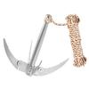 Fishing Water Grass 4 Claw Anchor Sickle Remover Foldable Sickle Plant Cutter Fishing Accessories Fishing Gear Supplies