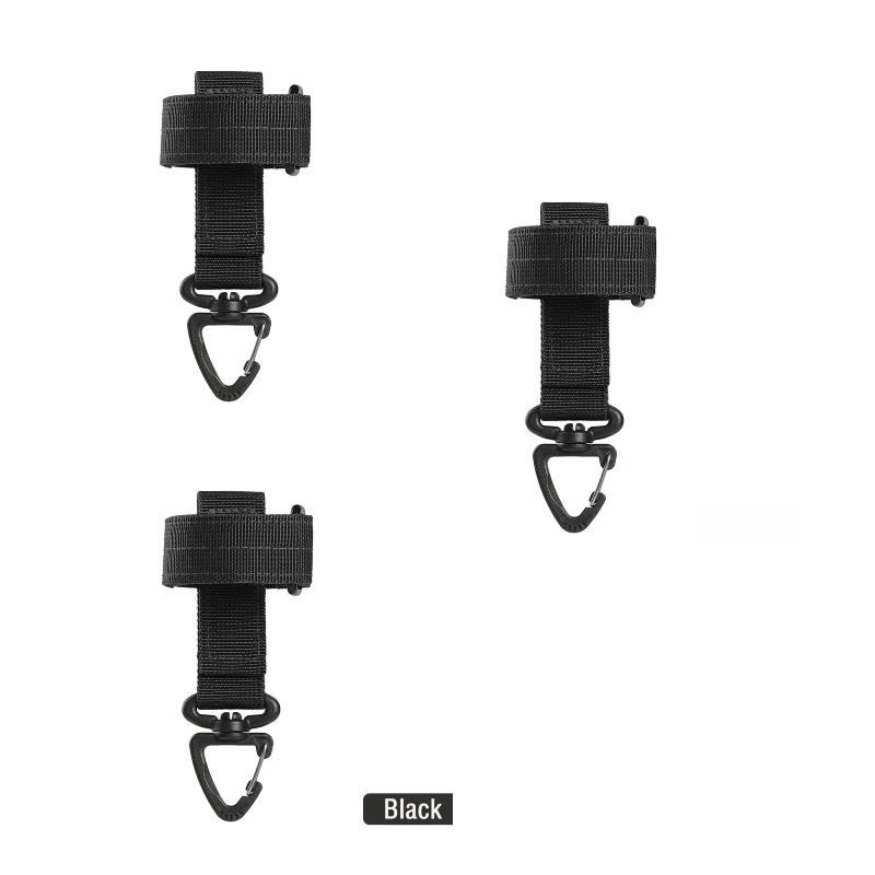 1/3/6 Pcs New Multi-Purpose Nylon Gloves Buckle Tactical Glove Hook Safety Clip Outdoor Hiking Climbing Rope Storage Accessories