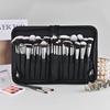 12-Piece Professional Makeup Brush Set With Horse Hair Synthetic Bristles Long Wooden Handle Eye Shadow Brushes Beginners