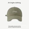 Spring/Summer Baseball Cap - Plaid, Embroidered Letters, Korean Retro Style, Casual Outdoor Sunshade Hat