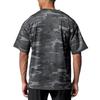 Muscleguys Camouflage Running T-shirts Mens Oversized Half Sleeve Dropped Shoulder Loose Fitness T Shirt Summer Gym Bodybuilding Tops Tees